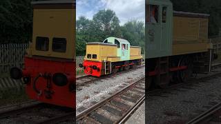 D9553 at Duffield 🚆📹 trains class14 ecclesbournevalleyrailway dieselgala 60anniversary [upl. by Matthew]