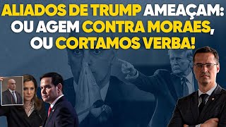 Guerra Aliados de Trump pressionam Moraes ao ameaçar cortar verba da Comissão de Direitos Humanos [upl. by Yadsendew]