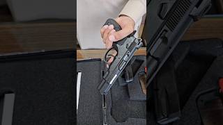 CZ 75 B OMEGA 9mm pistol quick Unboxing video cz 9mmpistol [upl. by Eelannej]