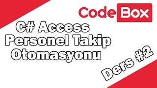 C Access Personel Takip Otomasyonu 2  Code Box [upl. by Hertzog287]