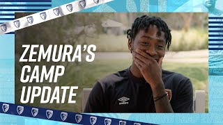 Camp Update 🎥  Zemura on proving himself music tastes and Zimbabwe [upl. by Arlette159]