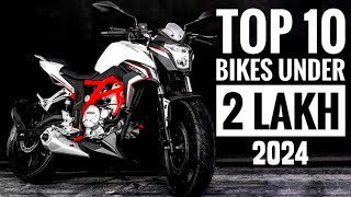 2024 Top 10 Best Bikes Under 2 Lakh In india💥New Bikes Launch 2 Lakh🔥YamahaApriliaEpic Autos Tamil [upl. by Ahsart]