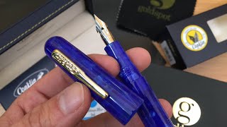 Conklin All American Fountain Pen with Omniflex Nib  Unboxing and Writing Sample [upl. by Barbuto]