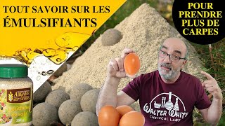 Les émulsifiants pour prendre quotplusquot de carpes [upl. by Neerbas]