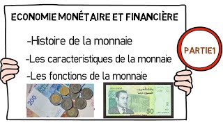 Économie monétaire et financière S3 Caractéristiques et fonctions de la monnaie [upl. by Esmerolda]