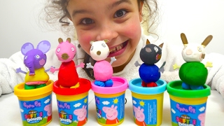 Make Peppa Pig Play Clay Figures [upl. by Tomas]