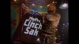 1988 Hefty Cinch Sak quotSuper Strong Super Cinchquot TV Commercial [upl. by Eerot]