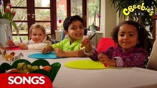 CBeebies  Whats On Your Plate  Lunchtime Song [upl. by Carver347]