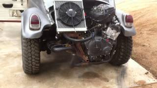 Early Test of My Baja With Bike Engine [upl. by Neumann]