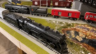 O Gauge Lionel PrePost War Hudson Run Session [upl. by Acirea]