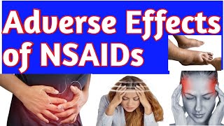 Antiinflammatory NSAIDs Drugs Adverse Effects Side Effects of NSAIDs Pharmacology pharmacist [upl. by Erdah]