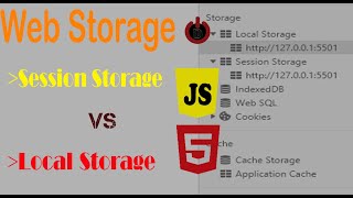 Quick introduction to web storage  Session storage and Local storage  HTML5 and JavaScript [upl. by Aramal]