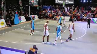 Jeux des îles 2023 Basketball 3x3 MADAGASCAR 21 17 LA REUNION [upl. by Merari]