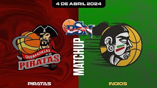 Piratas de Quebradillas vs Indios de Mayagüez  BSN2024 [upl. by Aihcats]