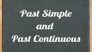 Past Simple and Past Continuous  English grammar tutorial video lesson [upl. by Hertha]