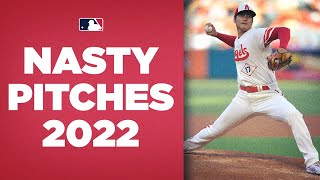 The Nastiest Pitches of 2022  Shohei Ohtani Edwin Díaz Framber Valdez and more [upl. by Dewhirst929]