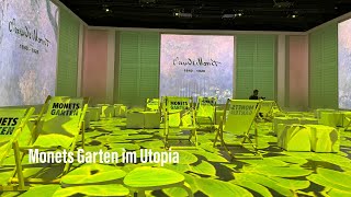 Eintauchen in quotMonets Gartenquot  MultimediaAusstellung in München seit dem 27102023 im Utopia [upl. by Gerick722]