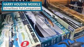 Schnellboot Kit Comparison 172 Airfix Revell and Fore Hobby [upl. by Herwig]