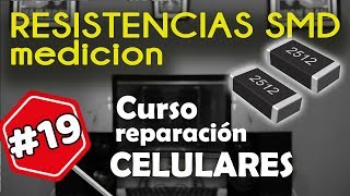 COMO MEDIR RESISTENCIAS SMD de celular microelectrónica curso reparación de celulares 19 [upl. by Yllod]