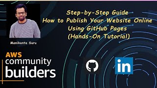 How to Deploy Your Personal Website Using GitHub Pages  StepbyStep Tutorial [upl. by Kermie867]