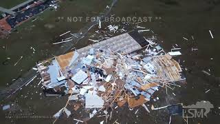 12142022 Quitman MS  Tornado Damage  Destroyed Mobile Home  Clean Up  Drone [upl. by Arim664]