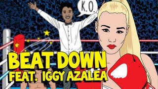 Beat Down ft Iggy Azalea  Steve Aoki amp Angger Dimas AUDIO [upl. by Siraved]