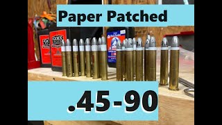 Shooting Paper Patched 4590 with the Shiloh Sharps [upl. by Tyrone773]