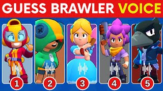 Guess Brawler by Voice and Unlock Sound ✅  Brawl Stars Quiz 🔥 [upl. by Krigsman]