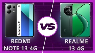 Realme 13 4G Vs Redmi Note 13 4G Detailed Comparison [upl. by Wehrle]