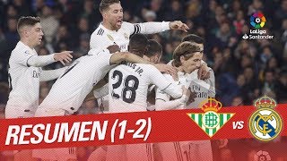 Resumen de Real Betis vs Real Madrid 12 [upl. by Allimak422]