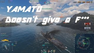 World of Warships Yamato doesnt give a F  Commentary 211k damage in 13min [upl. by Gabi73]