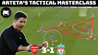 How Arteta Dominated Klopp  Tactical Analysis  Arsenal 31 Liverpool [upl. by Taveda67]