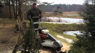 Stump grinder Dosko 337 [upl. by Soll]