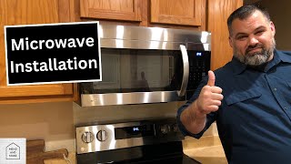 How to install a microwave OvertheRange Microwave [upl. by Reiser311]