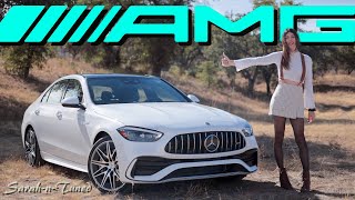 201HP Per Liter w F1 Tech  2023 Mercedes C43 AMG Review [upl. by Strander188]