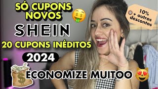 SHEIN CUPONS de DESCONTO ATUALIZADOS 2024  SUPER DESCONTO NAS COMPRAS SHEIN [upl. by Laynad301]