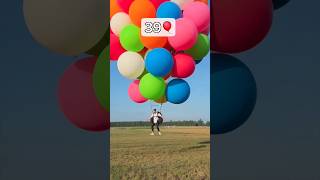 Mr Beast flies with ballon funny balloon shorts genderreveal mrbeast trending [upl. by Pinckney]