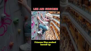 Princess Elsas Daring Climb Without Safety Ropes Superpowers Unleashed at the Mall [upl. by Brie454]