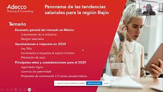 Tendencias salariales 2024 2025 [upl. by Ramso773]