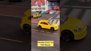 Honda Civic versus VW Racer hotwheels forzahorizon5 gta needforspeed hotwheelscollector [upl. by Enos415]