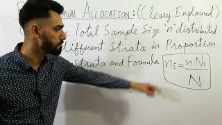 Proportional Allocation Clearly Explained  Statistics Tutor [upl. by Larentia]