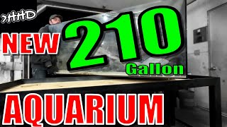 New 210 Gallon Aquarium [upl. by Danforth]