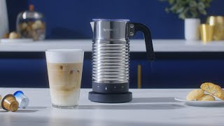 Nespresso Aeroccino 4  How to make an Iced Latte Macchiato [upl. by Cave100]