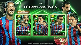 Epic eFootball 2025™  FC Barcelona 0506 Ronaldinho 🇧🇷  Deco 🇵🇹  Giuly 🇫🇷 [upl. by Kelsi]