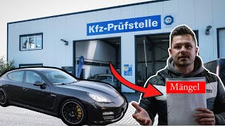 Unerwartete Probleme beim TÜV Darf der Panamera SO auf die Straße [upl. by Ahsaenat411]