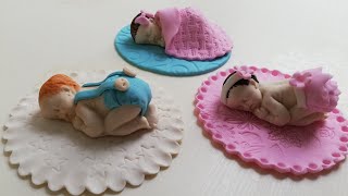 The Ultimate Guide to Crafting FondantGumpaste BABY Cake Toppers [upl. by Howlond]