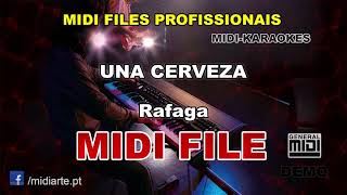 ♬ Midi file  UNA CERVEZA  Rafaga [upl. by Sucul861]