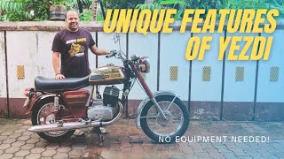 Unique features of Yezdi motorcycle  yezdi roadking [upl. by Olin]