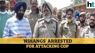 Punjab cops hand chopped off for enforcing lockdown 7 Nihangs arrested [upl. by Atterbury]