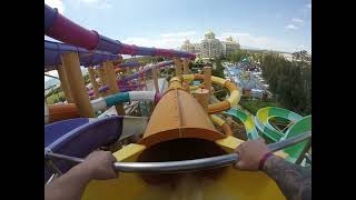 Delphin🐬 BE Grand Resort Slides Aquapark Black Slide [upl. by Raknahs29]